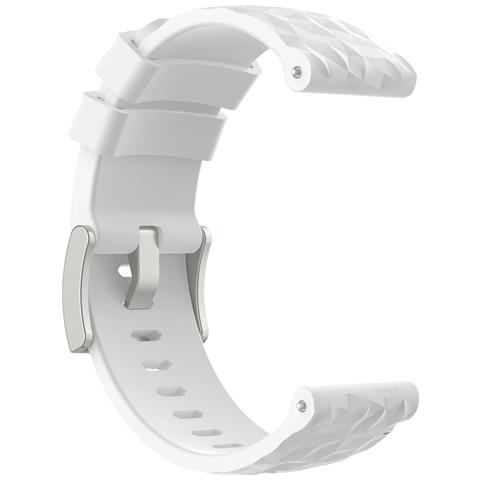 Cinturino In Silicone Per Suunto Spartan Sport Polso Hr Baro White - Foto 3