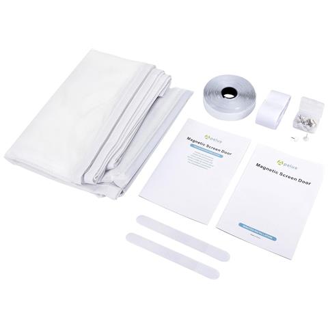 Porta Zanzariera Magnetica White M - Foto 1