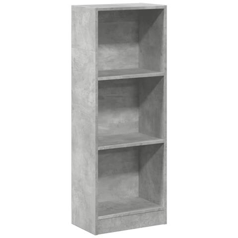 Libreria Grigio Cemento 40x24x109 Cm In Truciolato - Foto 2
