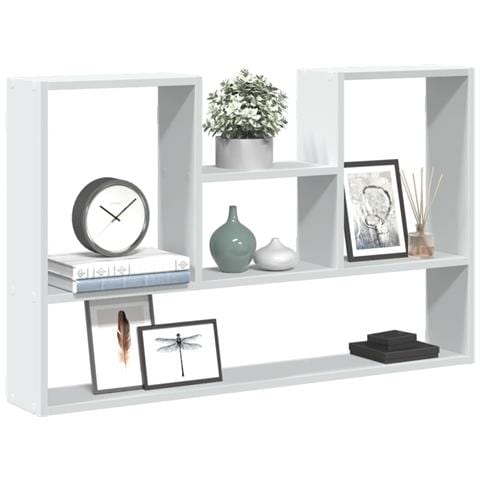 Scaffale A Parete Bianco 99x15x60 Cm In Truciolato - Foto 1