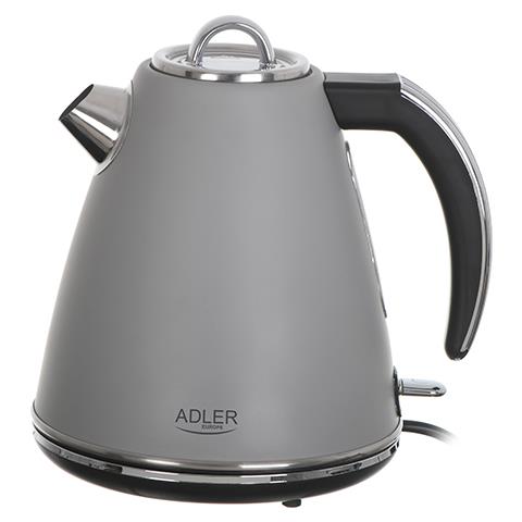 Bollitore Elettrico AD 1343 Capacita 1,5 L Potenza 1850 W Colore Grigio - Foto 1