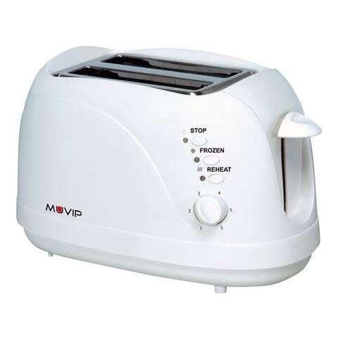 Tostapane MV0161 con 2 Fette 6 Livelli di Tostura Potenza: 750 W Colore Bianco - Foto 1