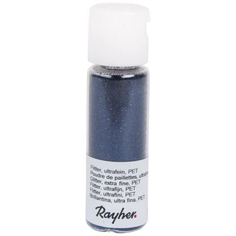 Glitter Ultrafine ""pet"" 20ml - Colore Blu Notte - Foto 1
