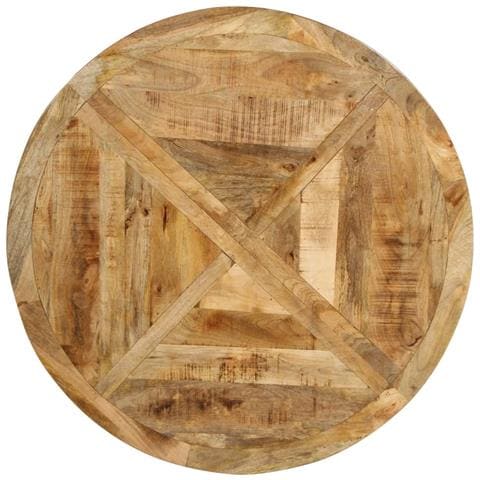 Tavolo Da Pranzo 110x75 Cm In Legno Grezzo Massello Di Mango - Foto 3