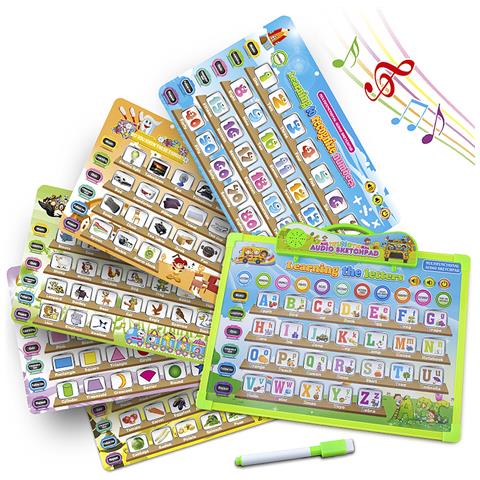 Tavola Da Disegno Per L'apprendimento Dell'inglese Con 11 Carte - Foto 2