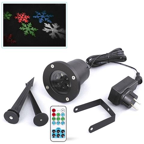 Proiettore Laser Led Multicolore Con Movimento. Include Telecomando. Per Uso Esterno. - Foto 1