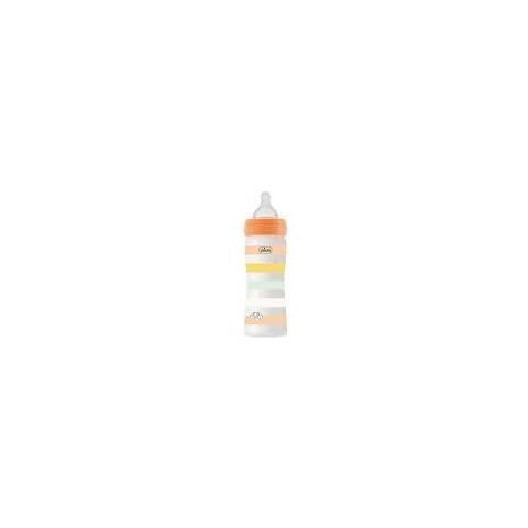 Biberon Wb Plastica Orange 250Ml Silicone Fl.Med - Foto 1