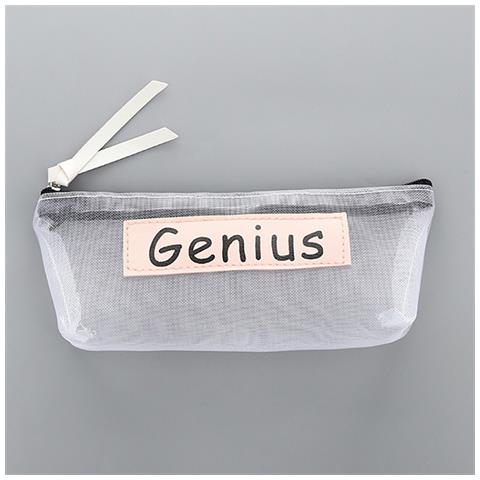 Astuccio Trasparente In Rete Con Cerniera Transparent  Genio - Foto 1