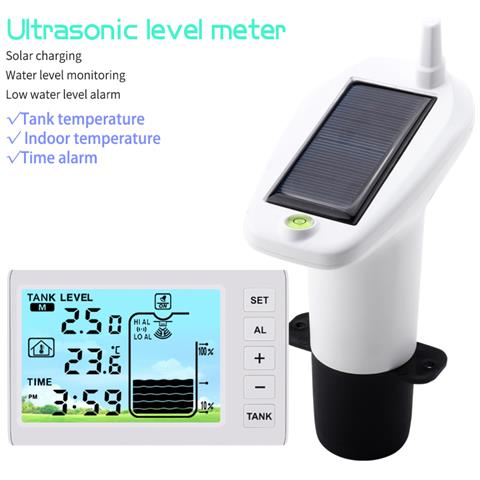Misuratore Di Livello Dell'acqua Ad Energia Solare Con Allarme - Foto 2
