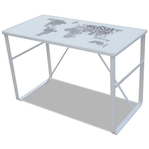 Lusso Casadino - Scrivania Rettangolare Con Modello Mappa - Foto 1