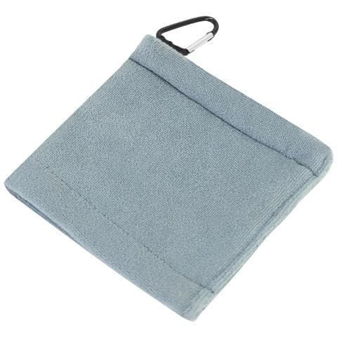 Asciugamano Per Palline Da Golf Con Clip Grey - Foto 1