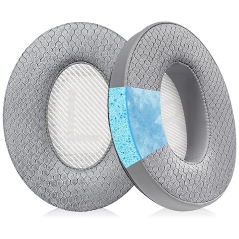 Cuscinetti Auricolari In Gel Rrescante Per Cuffie Bose Qc35 Grey - Foto 1