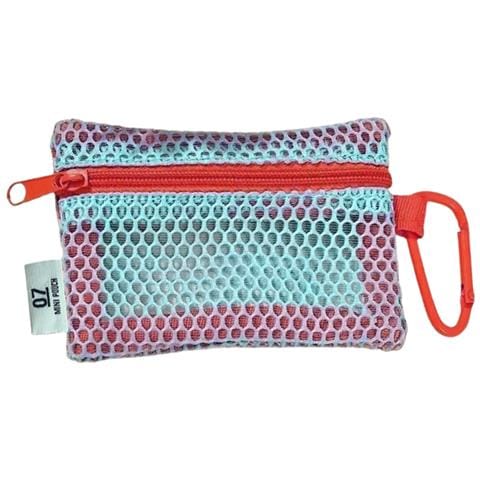 Beauty Case Leggero In Rete Con Cordino Green - Foto 1