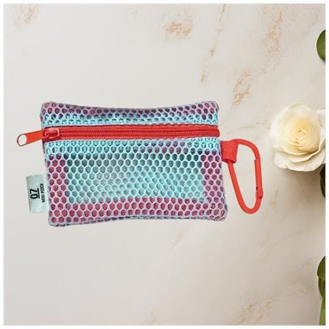Beauty Case Leggero In Rete Con Cordino Green - Foto 4