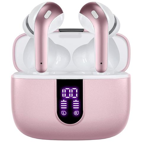 Cuffie Wireless Con Microfono E Controllo Touch Rosa - Foto 1