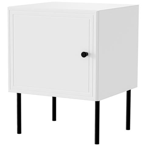 Comodino 2 pezzi PALAZZO BIS 45x39xH59 bianco opaco - Foto 1