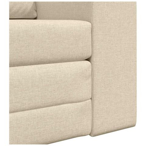 Divano Letto 2-in-1 Panna 98x71x83 cm Tappezzeria - Foto 9