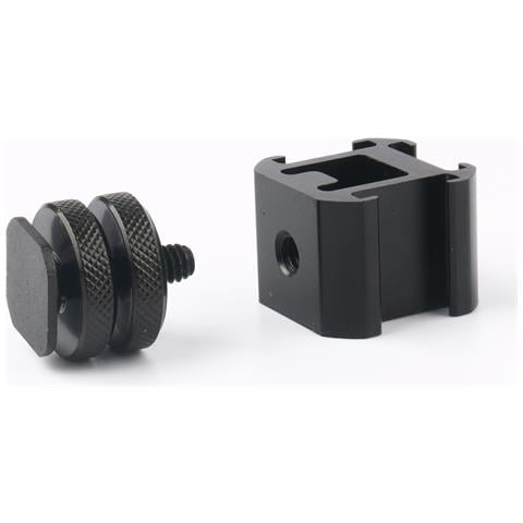 Mini Supporto A Slitta A Tre Teste In Lega Di Alluminio Per Microfono E Luci Led - Foto 2