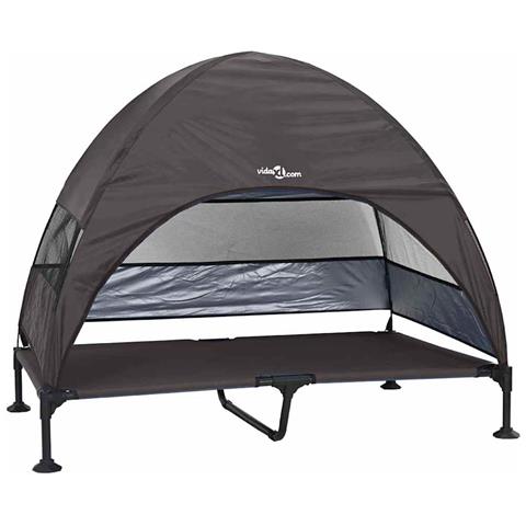 Letto per Cani Elevato Marrone 127 x 81 x 108 cm - Foto 1