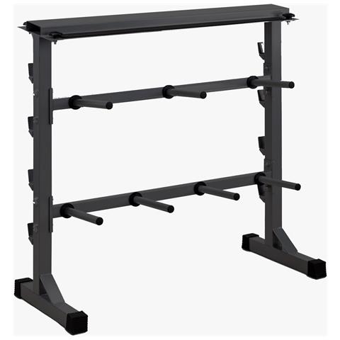 Rack Rmdb Rastrelliera Porta Dischi, Manubri E Bilancieri 100 X 48 X 95 Cm - Foto 2