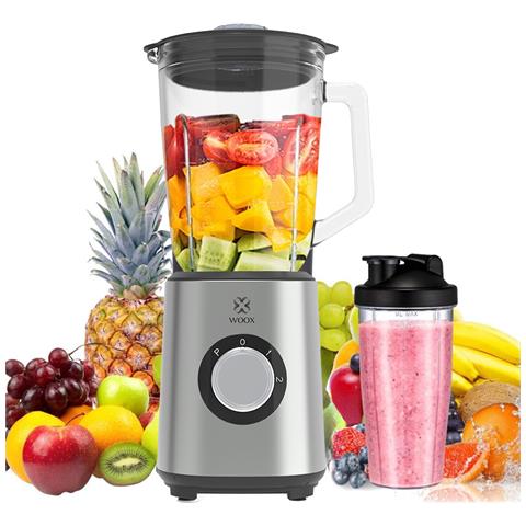 Frullatore Elettrico Da 1,5 L, Brocca In Vetro, 1000 W, 2 Velocità, Con 6 Lame In Acciaio Inox, Per Preparare Salse, Succhi, Frullati E Tritare Il Ghiaccio. - Foto 1