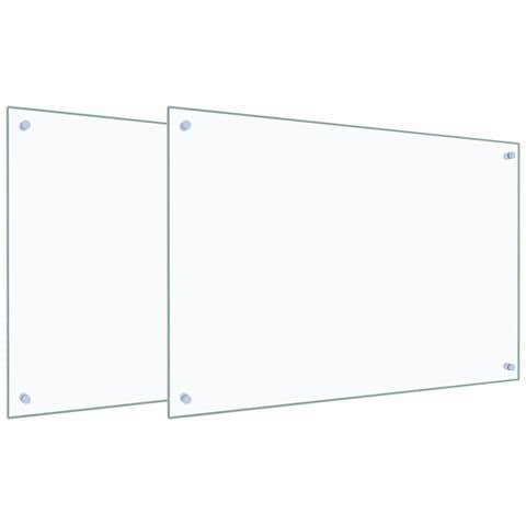 Rivestimento da Cucina 2 pcs Trasparente 90 x 60 cm - Foto 1