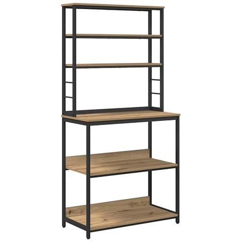 Mensola da cucina Rovere artigianale 80 x 40 x 168 cm - Foto 1