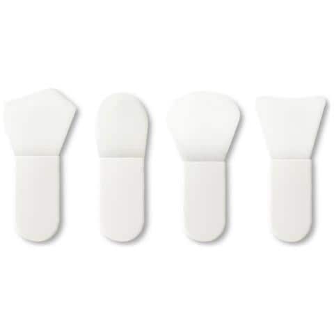 Set Di Pennelli In Silicone Con Manico Corto Per Maschere Viso - 4 Pezzi Per Applicazione Uniforme - Foto 1
