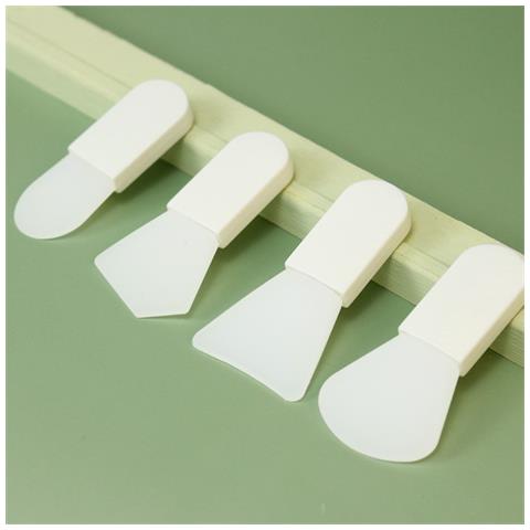 Set Di Pennelli In Silicone Con Manico Corto Per Maschere Viso - 4 Pezzi Per Applicazione Uniforme - Foto 2