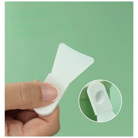 Set Di Pennelli In Silicone Con Manico Corto Per Maschere Viso - 4 Pezzi Per Applicazione Uniforme - Foto 5