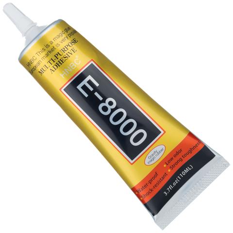 Colla Universale E-8000 110ml - Precisione E Versatilità | Asciugatura Rapida 3-6 Min | Per Ceramica, Plastica, Metallo, Legno, Carta, Gomma, Vetro - Foto 2