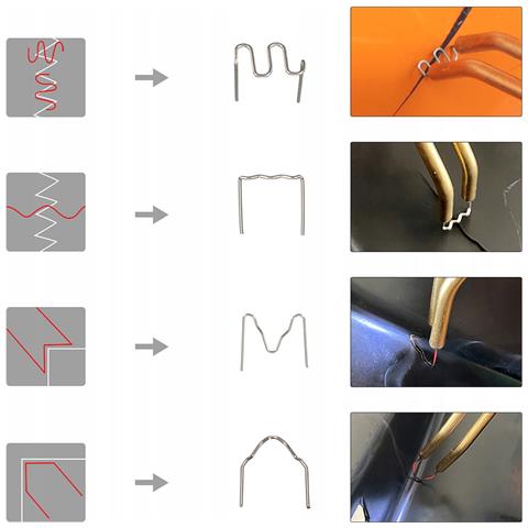 Zszywacz Per Plastica 100w Con 205 Zszywek - Design Ergonomico, Led, Valigetta | Compatibile Con 98% Materiali Plastici | Uso Universale - Foto 2