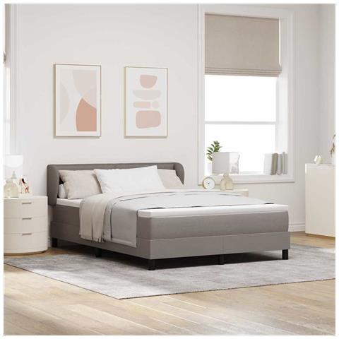 Letto a molle con materasso Talpa 140 x 200 cm Tessuto - Foto 2