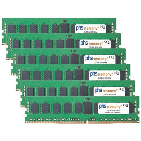 Kit Memoria Ram Da 96gb (6x16gb) Phs Per Apple Macpro 12-core 3,3ghz (2019) Ddr4 Rdimm 2933mhz Pc4-23400-r (sp336461) - Foto 1