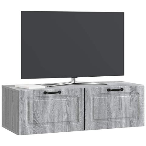 Mobile Porta TV da Muro Grigio Sonoma 98 x 41 x 30 cm - Foto 2