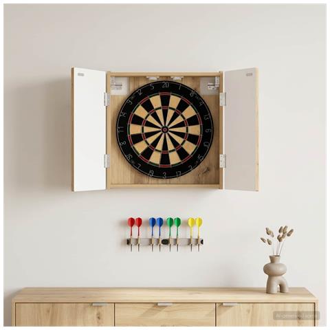 Armadio per Dartboard ALKMAAR Rovere Artigianale - Foto 2