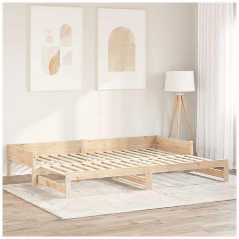 Doghe per letto 32 pz Naturale 90 x 6 x 1,3 cm - Foto 2