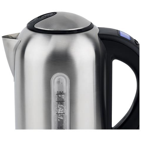 Bollitore elettrico programmabile BOE50 1,7 L Acciaio inox, Termostato regolabile 40-100°C, Mantenimento in caldo, 220W, argento - Foto 6