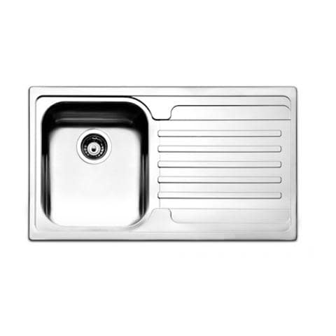 VE861IRAC Lavello da Incasso in Acciaio Inox 1 Vasca Dimensioni 86 x50 cm Colore Inox - Foto 1