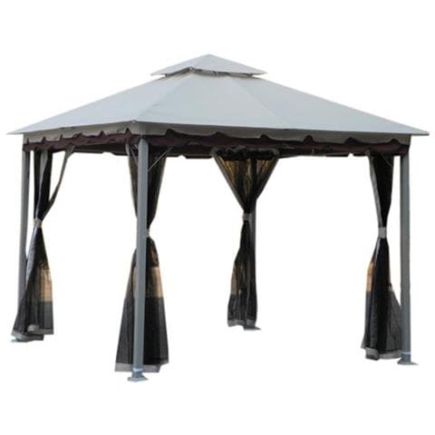 Gazedo per Arredo Giardino Modello Smeralda Struttura Acciaio 300x300x270 cm - Foto 9