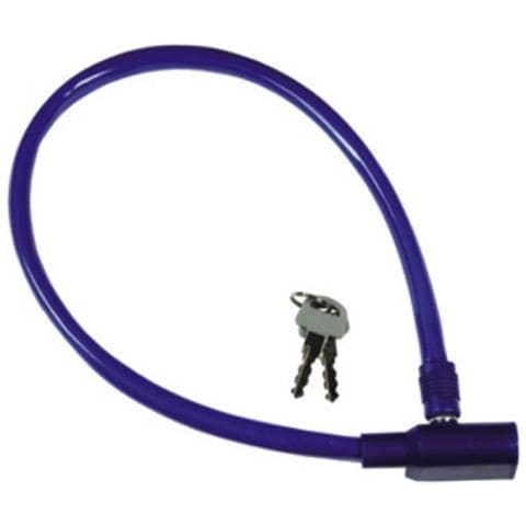 Lucchetto a combinazione cavo in acciaio con rivestimento in Pvc per cicli - Foto 3