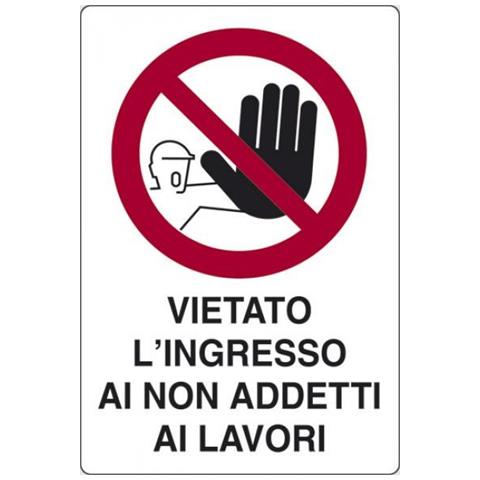 Cart. "vietato Ingres. 2"30x20pl - Foto 2