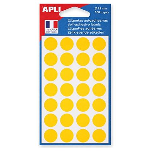 Etichetta multiuso 111844 - 168 / Scatola - 28 / Fogli - Permanente - Giallo - Foto 1