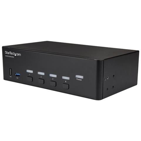 Switch KVM a 4 Porte HDMI - 4K 30Hz - Doppio Display - Foto 1