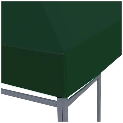 Copertura Superiore Per Gazebo 310 G / m² 3x3 M Verde - Foto 6