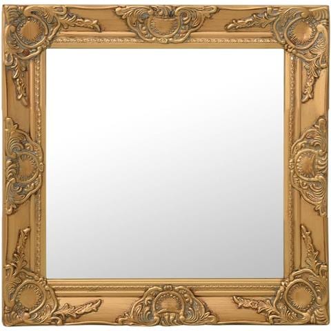 Specchio Da Parete Stile Barocco 50x50 Cm Oro - Foto 1