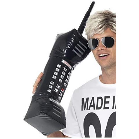 Smiffys 30 Pollici Del Telefono Gonfiabile Retro Mobile - Nero - Foto 1