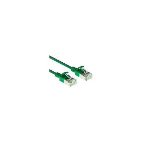 Green 1 Meter Lszh U /ftp Cat6a Datacenter Slimline Patch Cable Snagless With Rj45 Connectors (dc7701) - Foto 2