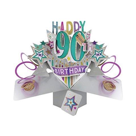 Pop166a 90 Compleanno Pop Up Scheda - Foto 1