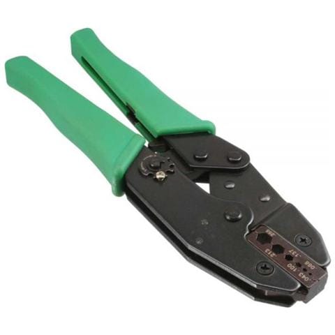 Pinza Crimpatrice per Connettori Coassiali Nera e Verde 29 x 12.2 x 2 cm 40899 - Foto 2